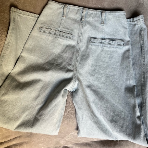 Zara light blue wide leg, high-waist jeans - Picture 5 of 6